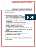 CHARLAS 5 MINUTOS Herramientas Eléctricas y Pequeños Implementos