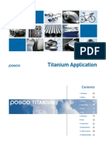 Titanium Application: 0 1 Aerospace 0 2 Military 0 3 Vehicle 0 4 Shipbuilding