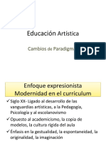Educación Artística. Paradigmas