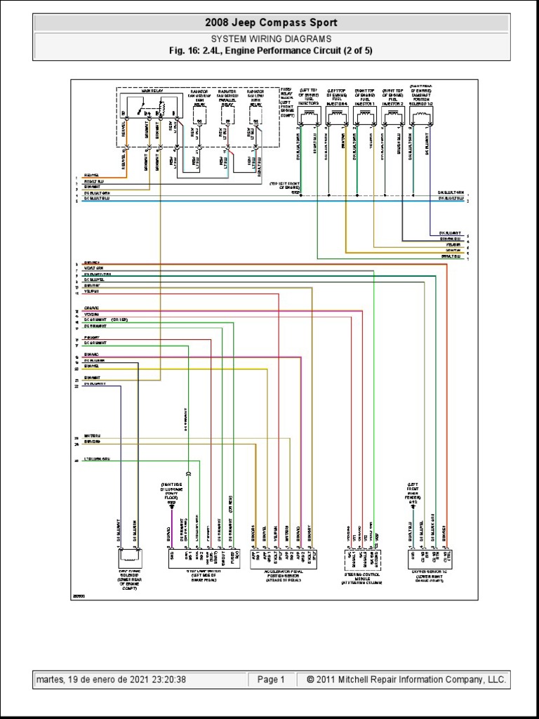 2008 Jeep Compass Wiring Diagrams PDF