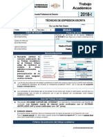 Trabajo Academico Tecnicas de Expresion Escrita - Hubert Hennry Pardo Diaz