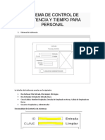 Sistema de Control de Asistencia y Tiempo para Personal