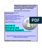 Journal of Biological and Chemical Research