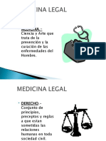 Generalidades de Medicina Legal