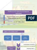 Redacción - Técnicas de Evaluación de Impacto Ambiental