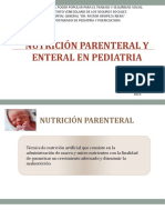 Complicaciones de La Nutricion Parenteral y Enteral