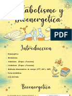 Metabolismo y Bioquimica