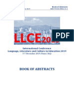 LLCE2019 Book of Abstracts