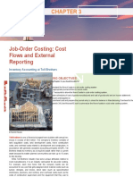 BAB 3 Job Order Costing - Cost Flows and External Reporting