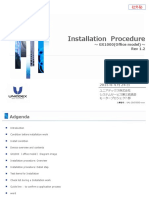 Installation Procedure: GX1000 (Office Model) Rev 1.2