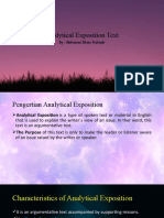 Analytical Exposition Text by Mohamad Ilham Rizkiadi