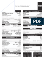 Boeing737 Checklist