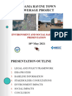 Eldama Ravine Sewerage Project ESIA Presentation