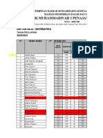 Rapor Matematika Genap