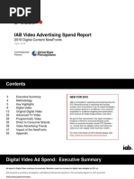 Iab Video Advertising Spend Report: 2019 Digital Content Newfronts