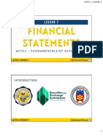 Lesson 7: Actg1 - Fundamentals of Accounting