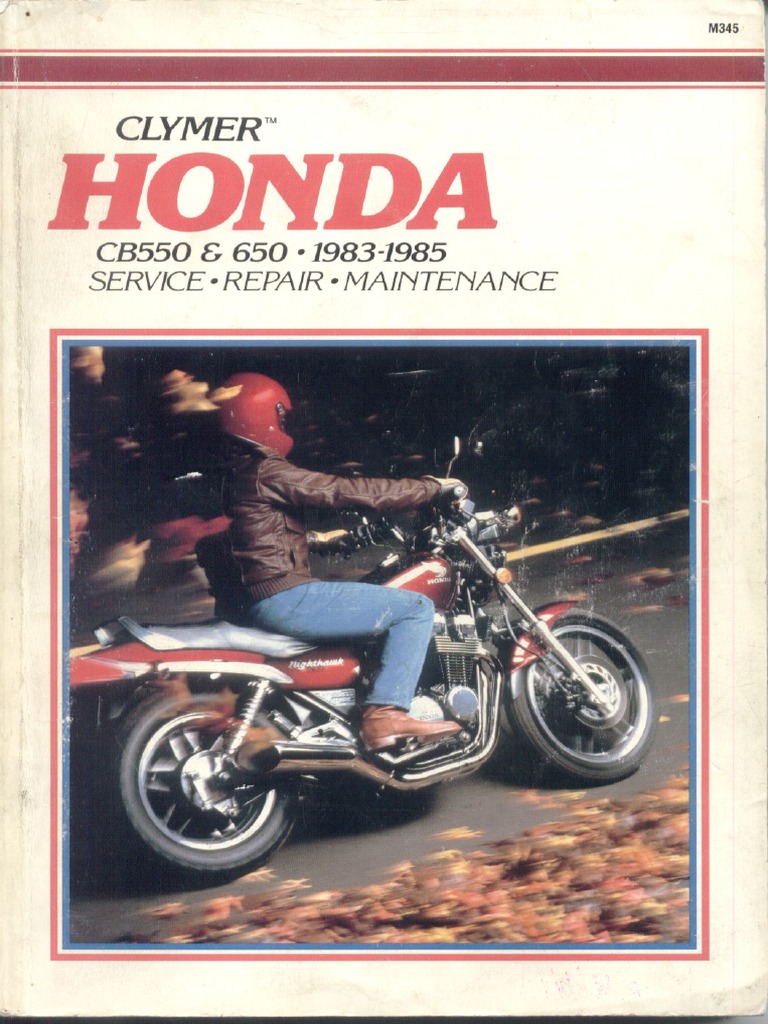 1981 HONDA CB650 SERVICE MANUAL PDF visual data 5