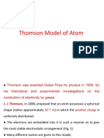 Thomson Model of Atom Explained