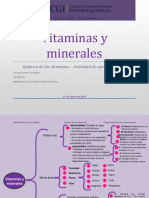 Vitaminas, Minerales y Agua