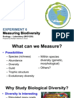 Experiment #6 - Measuring Diversity