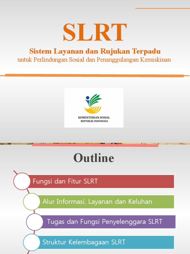 Sistem Layanan Rujukan Terpadu SLRT | PDF | Bisnis