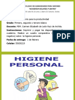 Higiene Personal 3 Grados