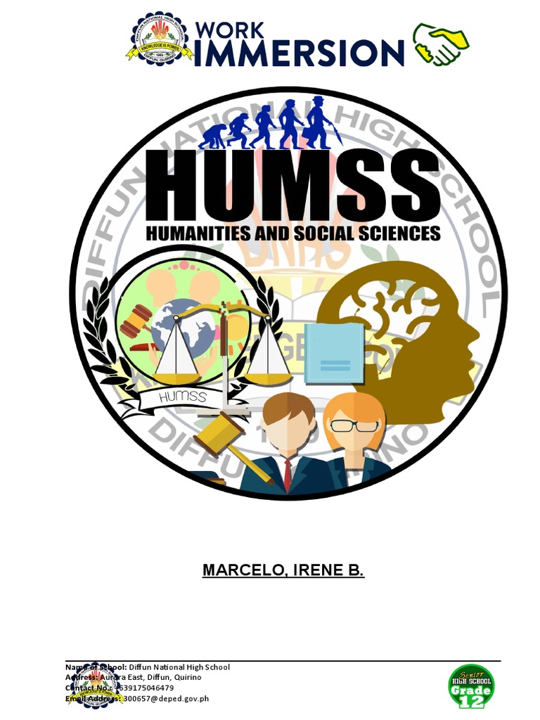 Work Immersion PDF Human Nature Communication