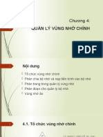 Chương 4. Quản lý vùng nhớ chính