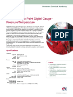 sPOD™ Single Point Digital Gauge-: Pressure/Temperature