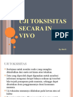 Pertemuan 6. Uji Toksisitas Secara in Vivo