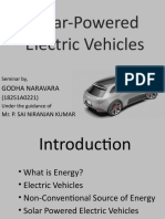Solar-Powered Electric Vehicles: Godha Naravara