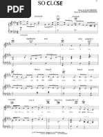 So Close John Mclaughlin Piano Music Sheet Pdf Entertainment General