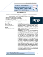 Acceptance and Attitude Toward Covid-19 Vaccination: A Cross-Sectional Study From Udaipur District