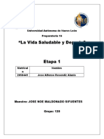 La Vida Saludable y Deporte Etapa 1