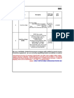 Medical and Civilian Ppe Import / Export: Item Name Description EXW Unit Price (Usd) QTY (PCS)