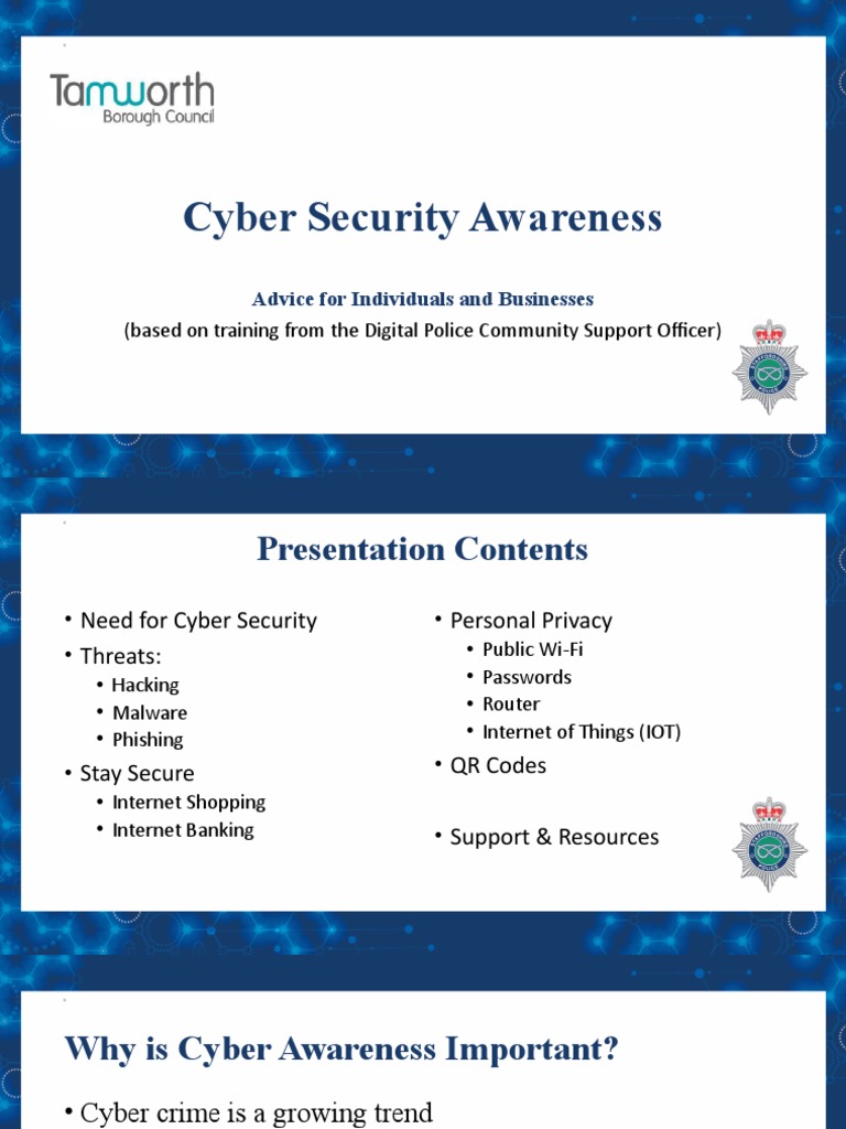 Cyber Security Awareness Presentation | PDF | Ransomware | Computer