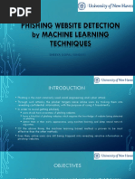 Phishing Website Detection by Machine Learning Techniques Presentation