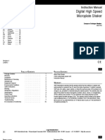 VWR Digital High Speed Microplate Shaker Instruction Manual