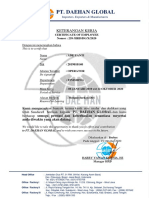 PT Daehan Global Employee Certificate