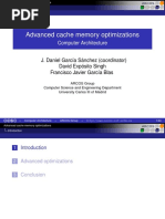 Advanced Cache Memory Optimizations: Computer Architecture