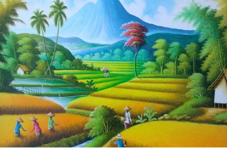 Gambar Pemandangan Sawah | PDF