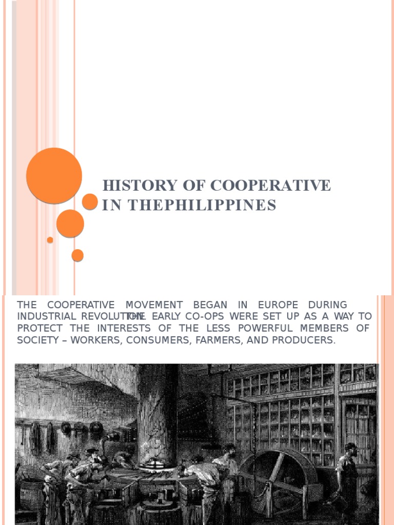 Cooperative History in the Philippines | PDF | Cooperative | Social ...