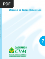 ações - mercado de balcão - cvm