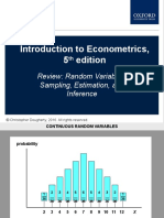 Introduction To Econometrics, 5 Edition: Review: Random Variables, Sampling, Estimation, and Inference
