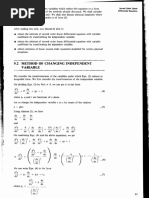 Changing Independent Variable and Normal Form