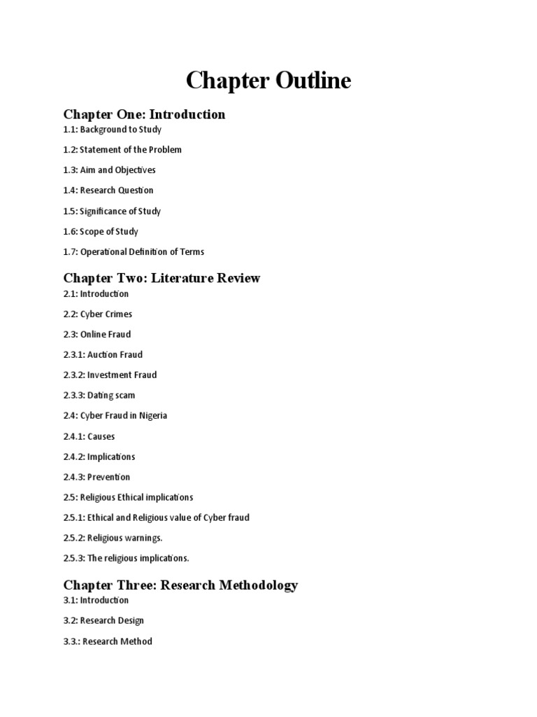 Chapter Outline Ebele | PDF