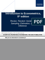 Introduction To Econometrics, 5 Edition: Review: Random Variables, Sampling, Estimation, and Inference