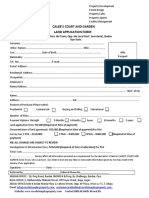 Caleb'S Court and Garden Land Application Form