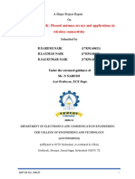 Phased Antenna Arrays and Application Wireless in Connectivity, BATCH 14