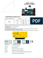 330kVA / 264 KW Powered by Cummins: APD330C